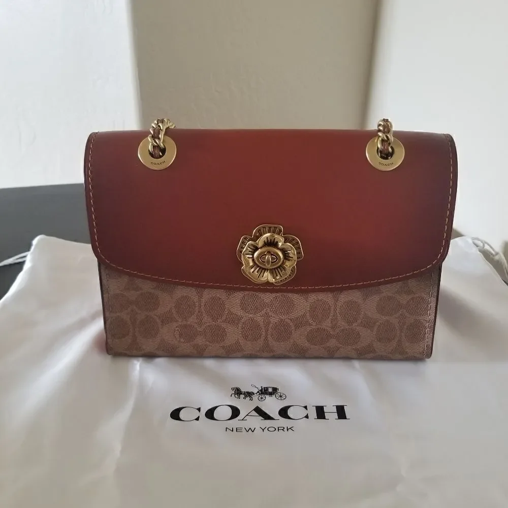 Coach Tea Rose Handbag